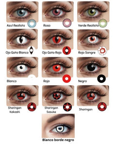 Lentes de contacto Halloween cosmético